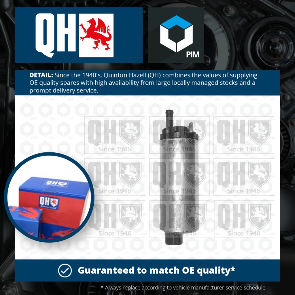 Quinton Hazell Fuel Pump QFP674 [PM858575]