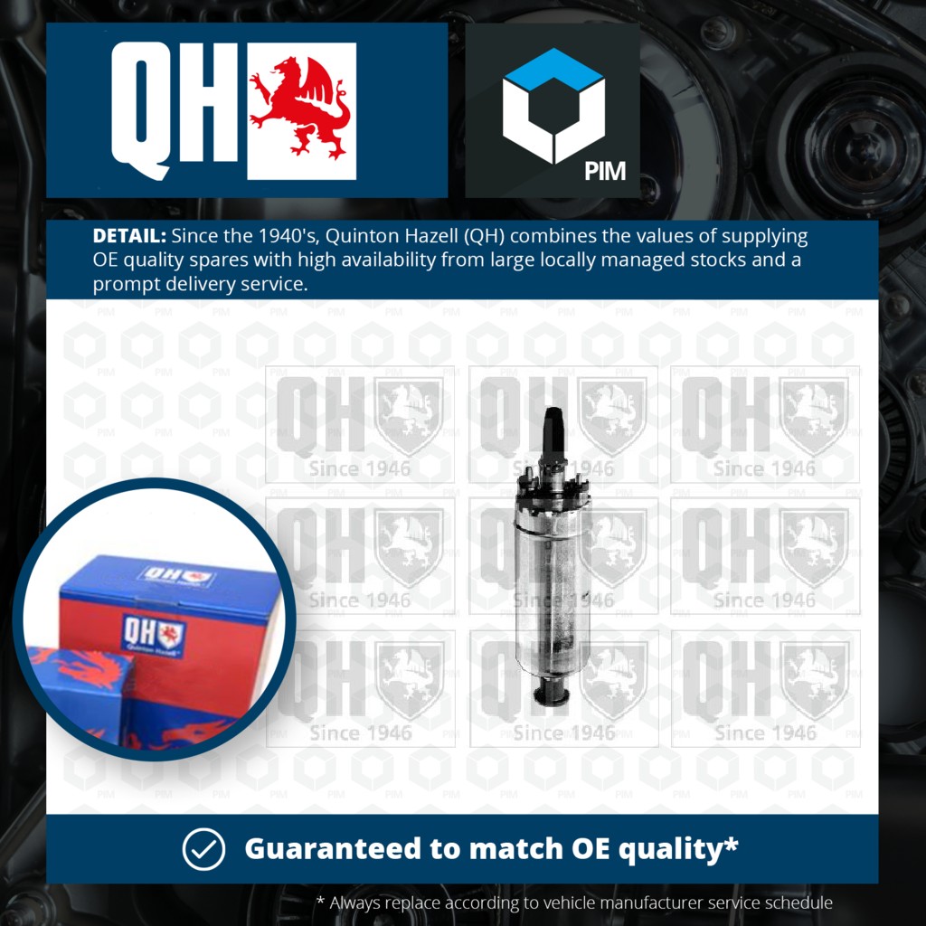 Quinton Hazell Fuel Pump QFP601 [PM858550]