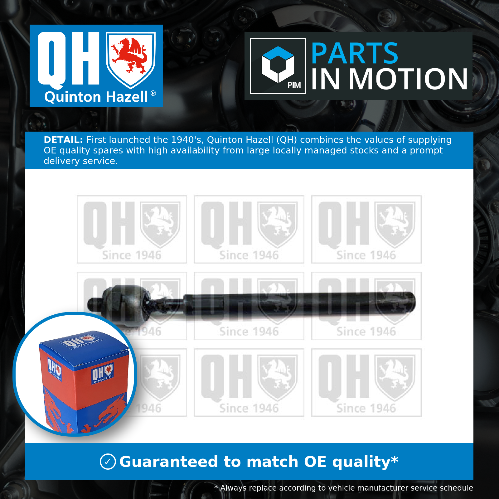 Quinton Hazell Inner Rack End QR2120S [PM858398]
