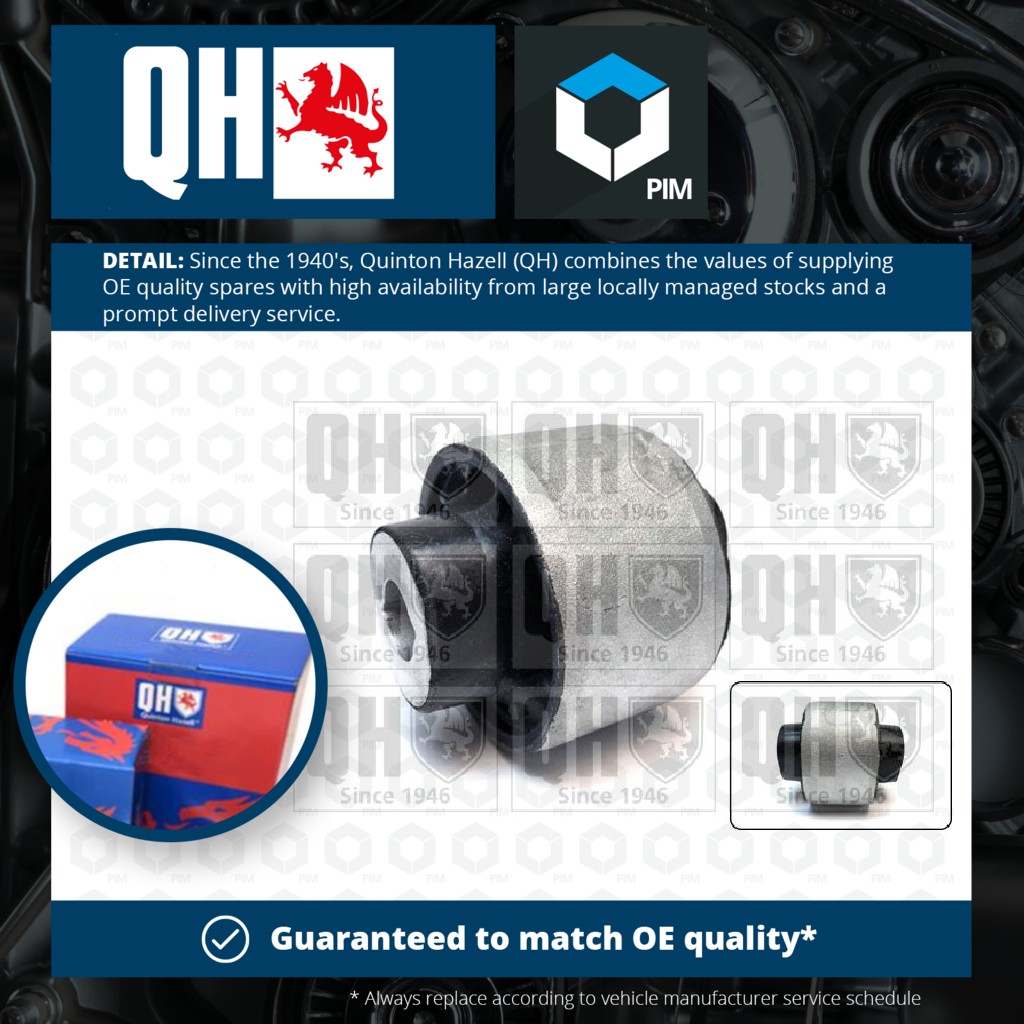 Quinton Hazell Wishbone / Control / Trailing Arm Bush EMS8513 [PM857874]