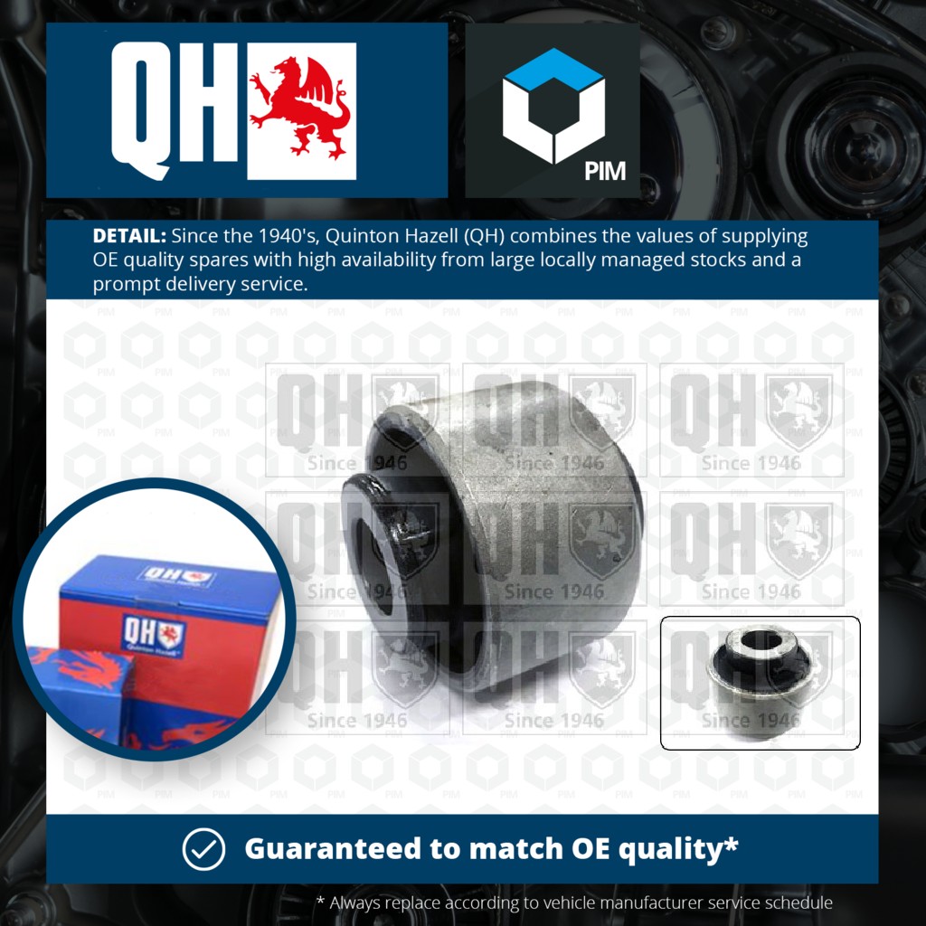 Quinton Hazell Wishbone / Control / Trailing Arm Bush EMS8512 [PM857873]