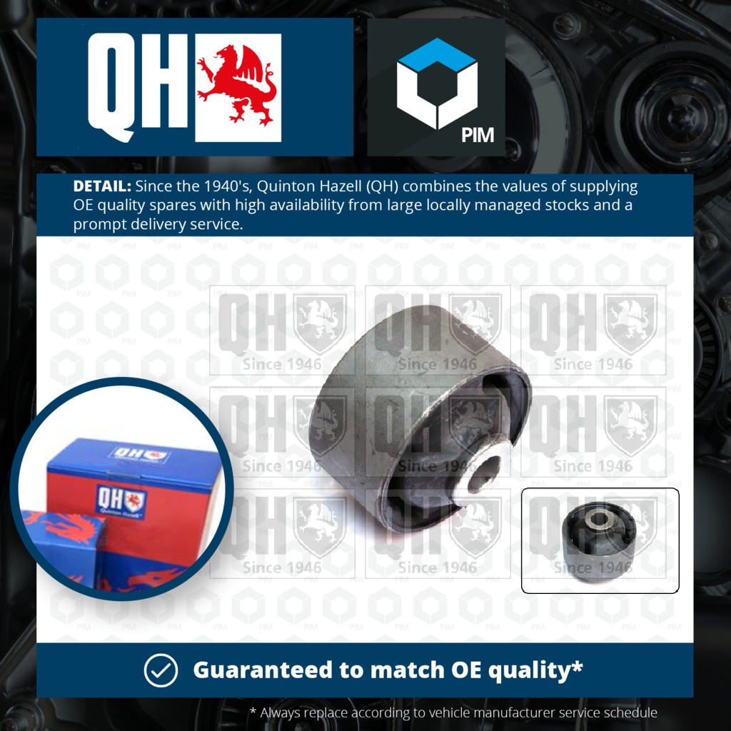 Quinton Hazell Wishbone / Control / Trailing Arm Bush Front EMS8461 [PM857863]