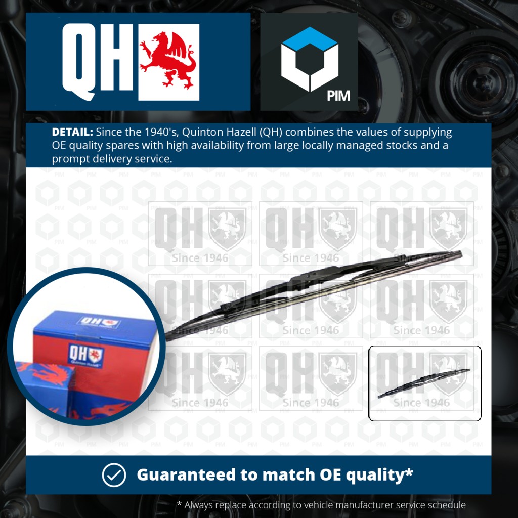 Quinton Hazell Wiper Blade QTW018 [PM857167]