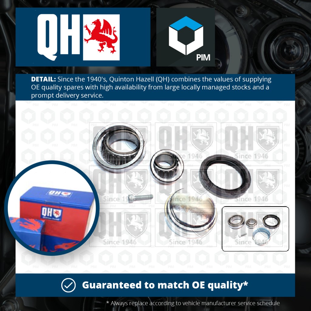 Quinton Hazell Wheel Bearing Kit Front QWB1436 [PM857122]