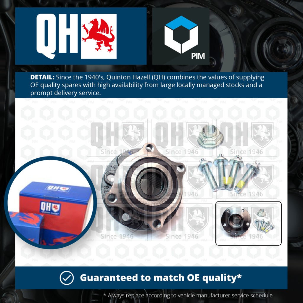 Quinton Hazell Wheel Bearing Kit QWB1392 [PM857110]