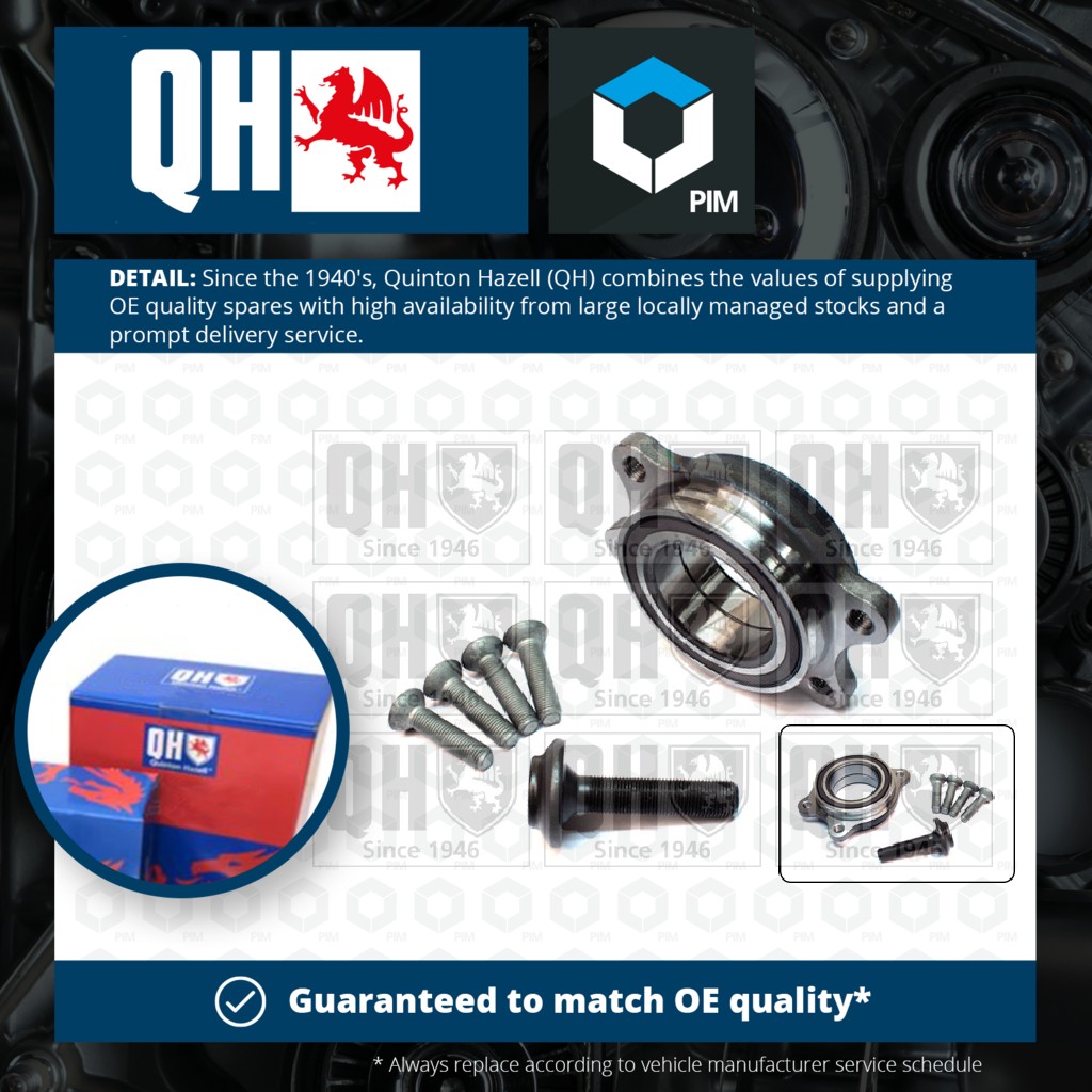 Quinton Hazell Wheel Bearing Kit QWB1387 [PM857107]