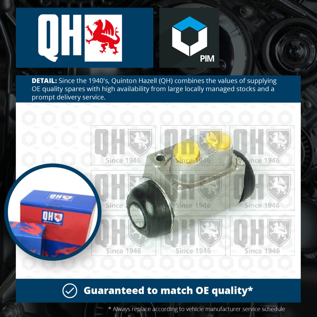 Quinton Hazell Wheel Cylinder Rear Left BWC3717 [PM853440]