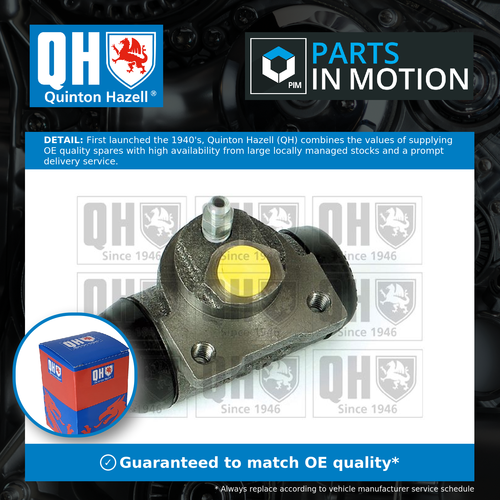 Quinton Hazell Wheel Cylinder Rear BWC3542 [PM853377]