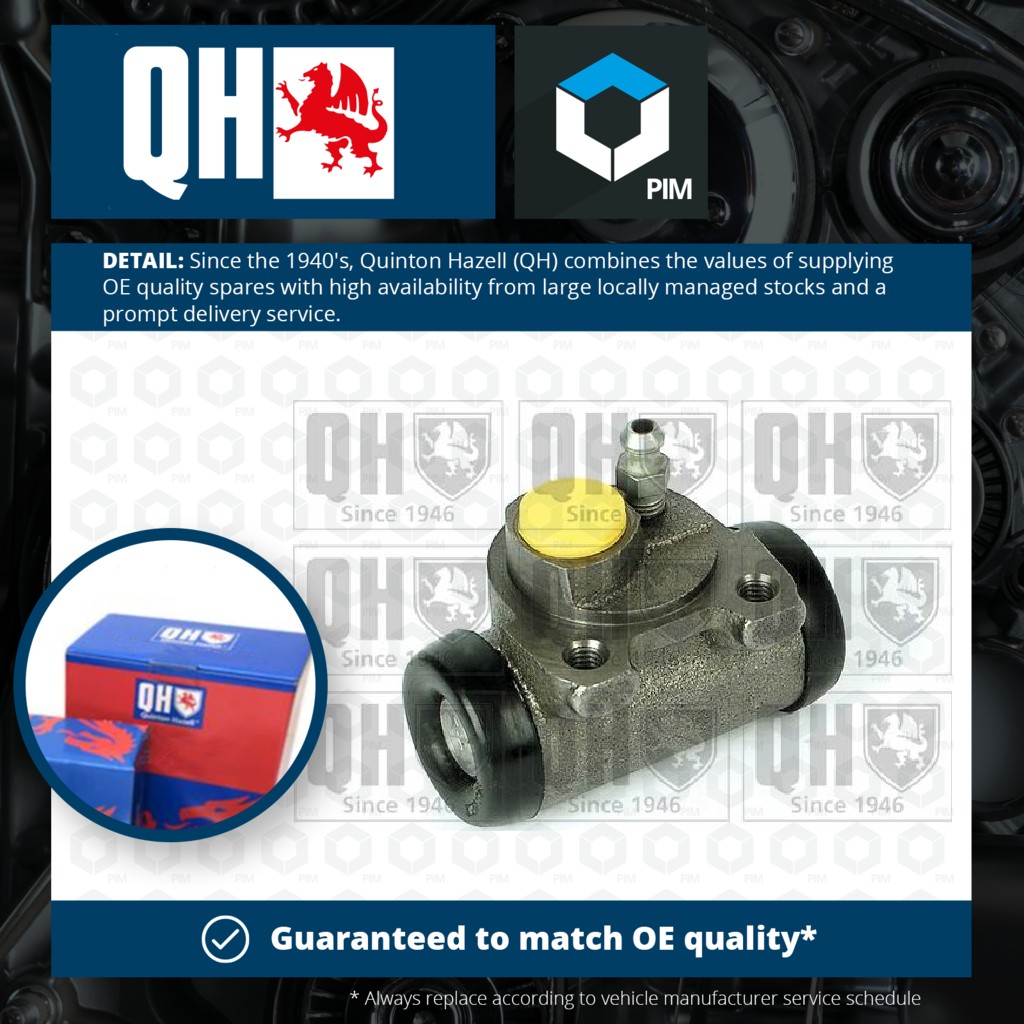 Quinton Hazell Wheel Cylinder Rear Right BWC3467 [PM853327]