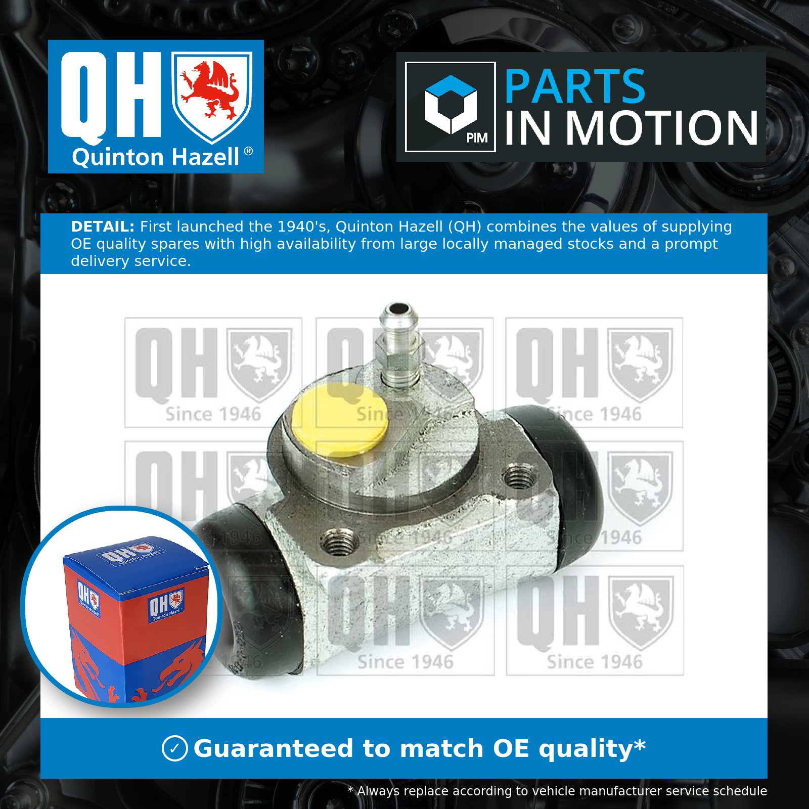 Quinton Hazell Wheel Cylinder Rear Left BWC3464 [PM853324]