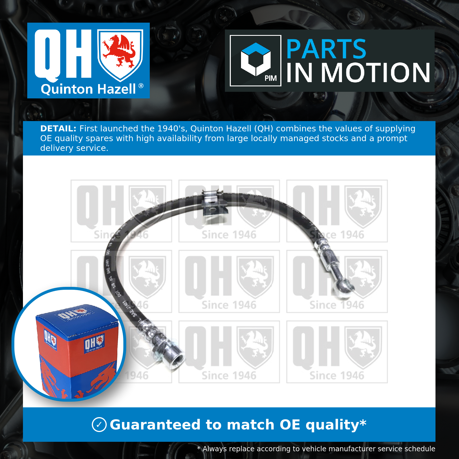 Quinton Hazell Brake Hose Front BFH5230 [PM852582]