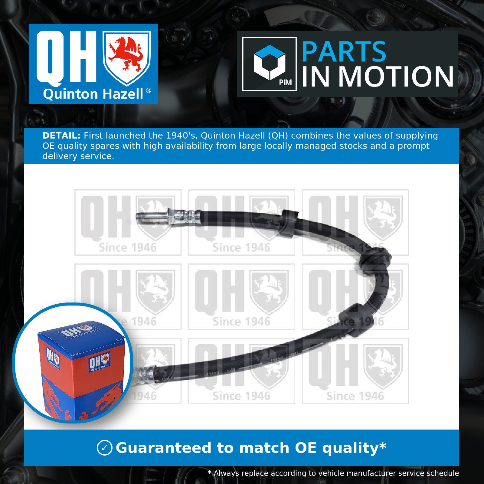 Quinton Hazell Brake Hose BFH5204 [PM852572]