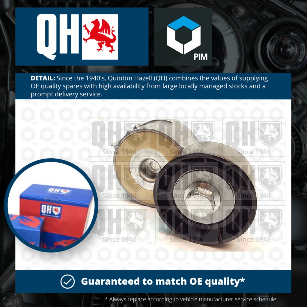 Quinton Hazell Aux Belt Tensioner QTA1378 [PM852012]