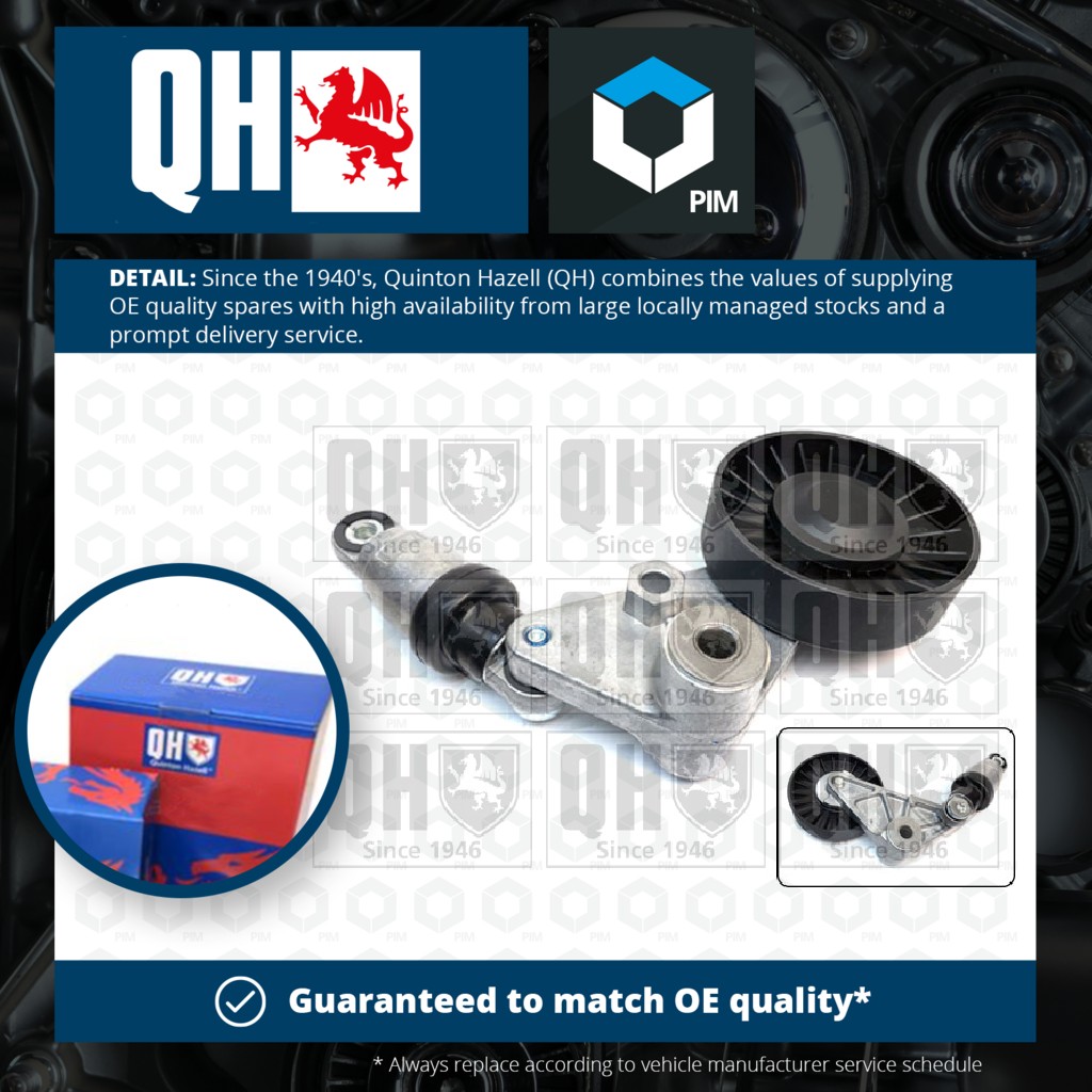 Quinton Hazell Aux Belt Tensioner QTA1065 [PM851877]