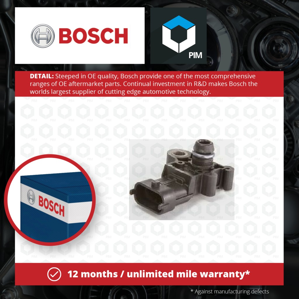 Bosch MAP Sensor 0261230289 [PM850440]