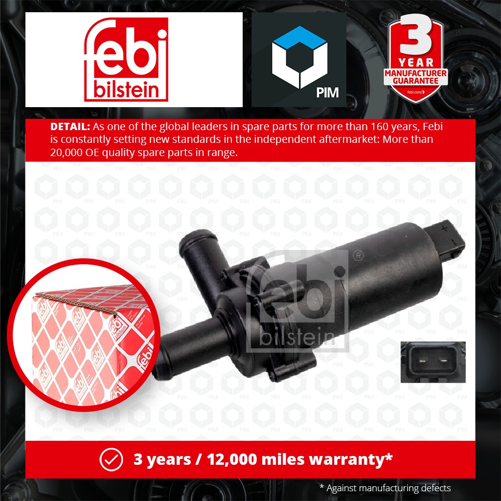 Febi Water Pump for Parking Heater 36770 [PM841544]