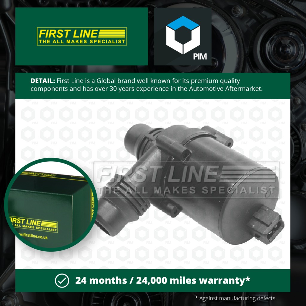 First Line Water Pump for Parking Heater FWP3001 [PM841513]
