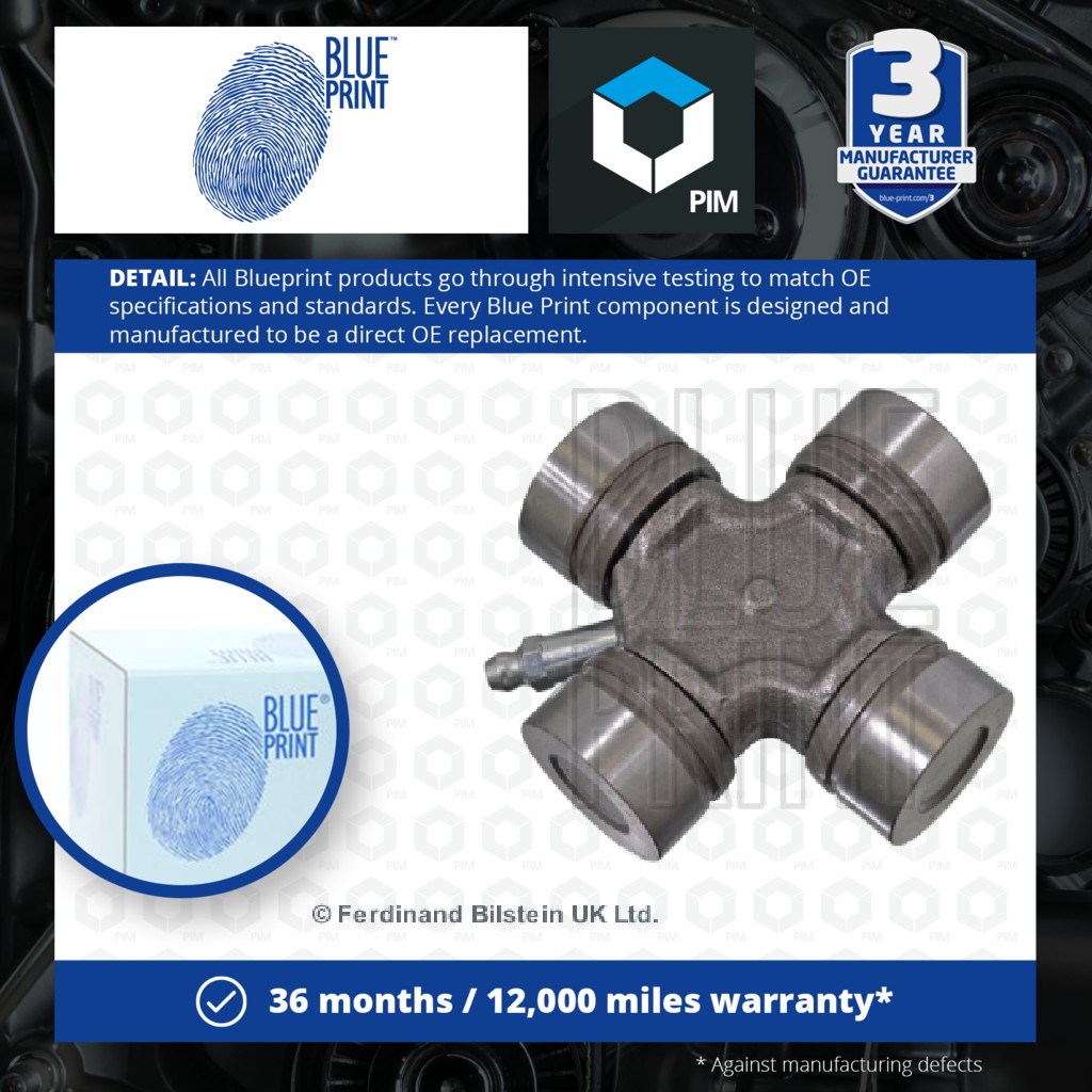 Blue Print Propshaft Joint Front or Rear ADZ93917 [PM841262]