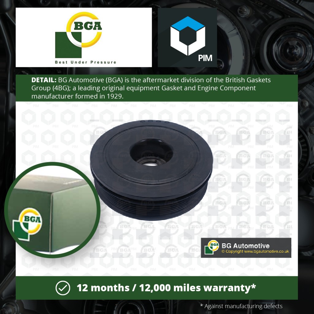 BGA Crankshaft Pulley DP1202 [PM841087]