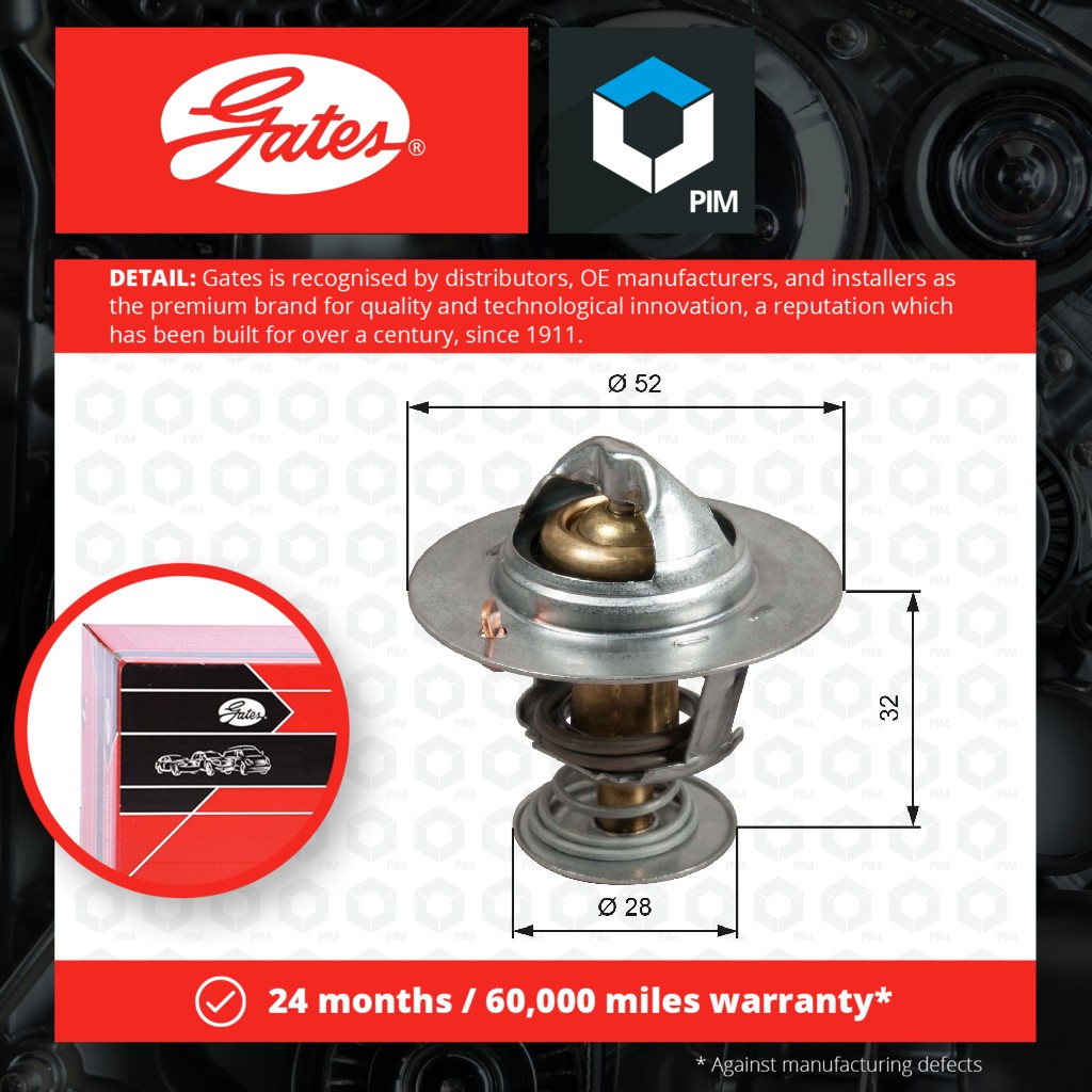 Gates Coolant Thermostat TH50292G1 [PM840923]