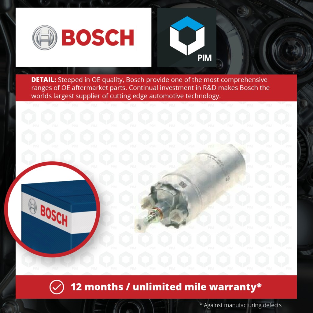 Bosch Fuel Pump In Line 0580464121 [PM835316]
