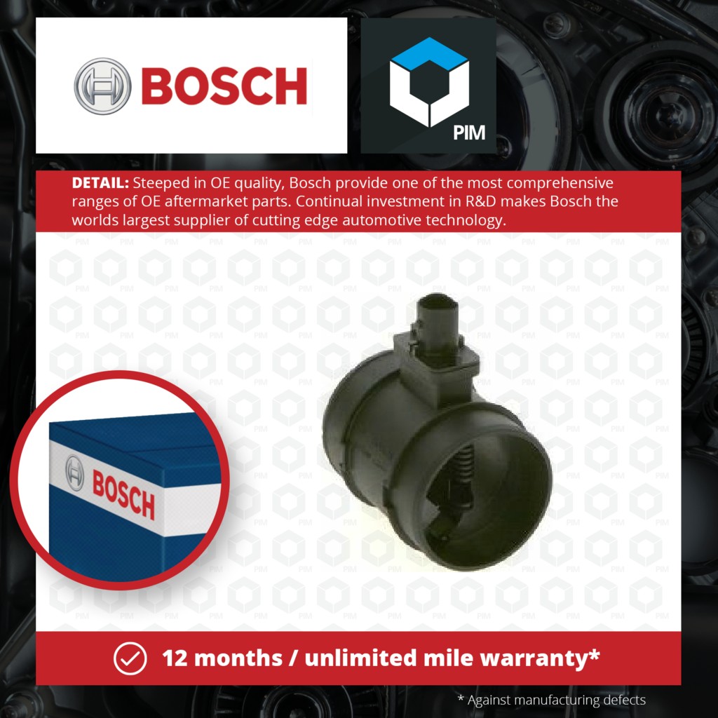 Bosch Air Mass Sensor 0281002940 [PM833424]