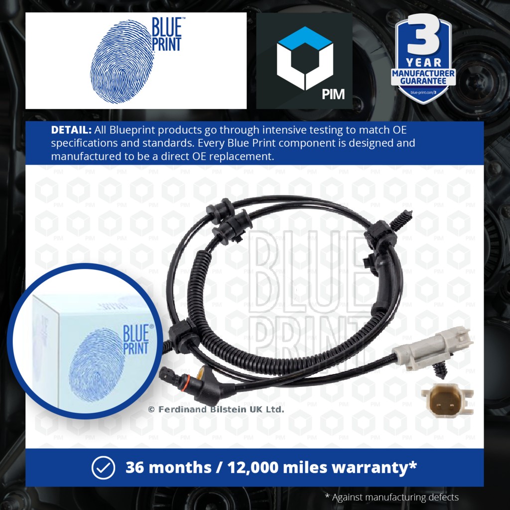 Blue Print ABS Sensor Front Left or Right ADA107110 [PM833089]