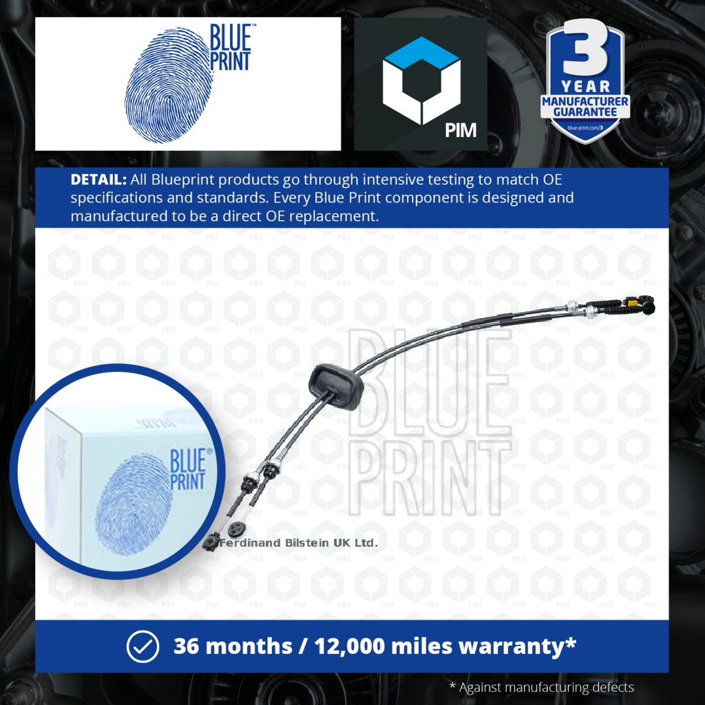 Blue Print Gear Linkage Repair Kit ADN17238 [PM721643]