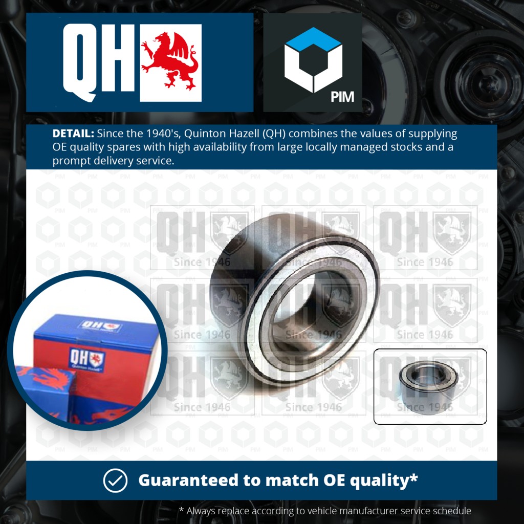 Quinton Hazell Wheel Bearing Kit Rear QWB213 [PM717868]