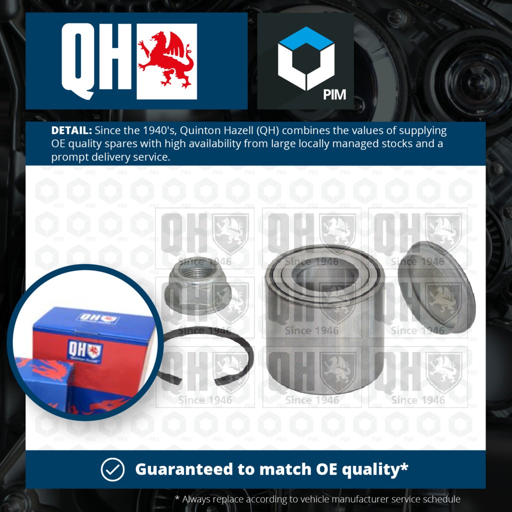 Quinton Hazell Wheel Bearing Kit Rear QWB1332 [PM717863]