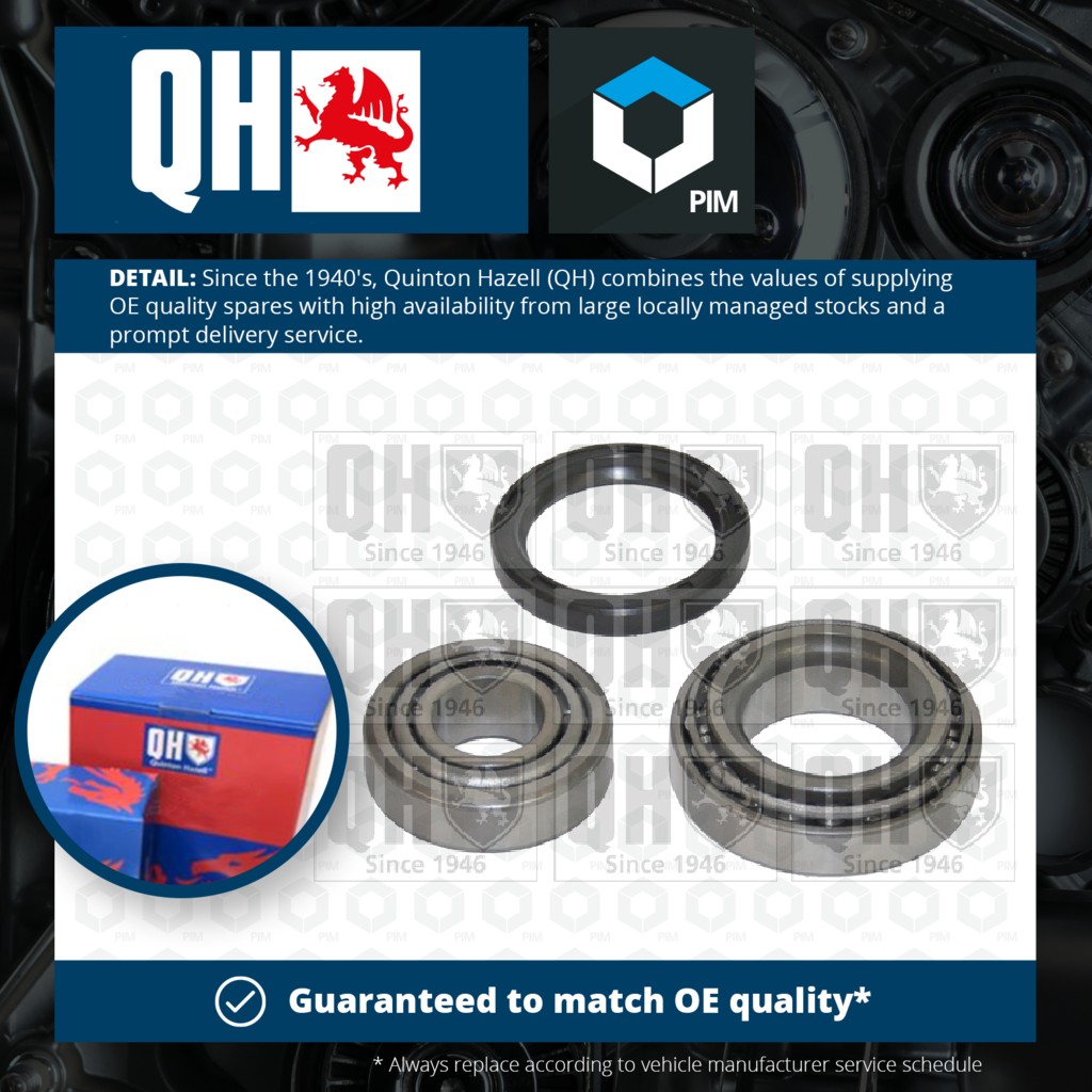 Quinton Hazell Wheel Bearing Kit Front QWB342 [PM717721]