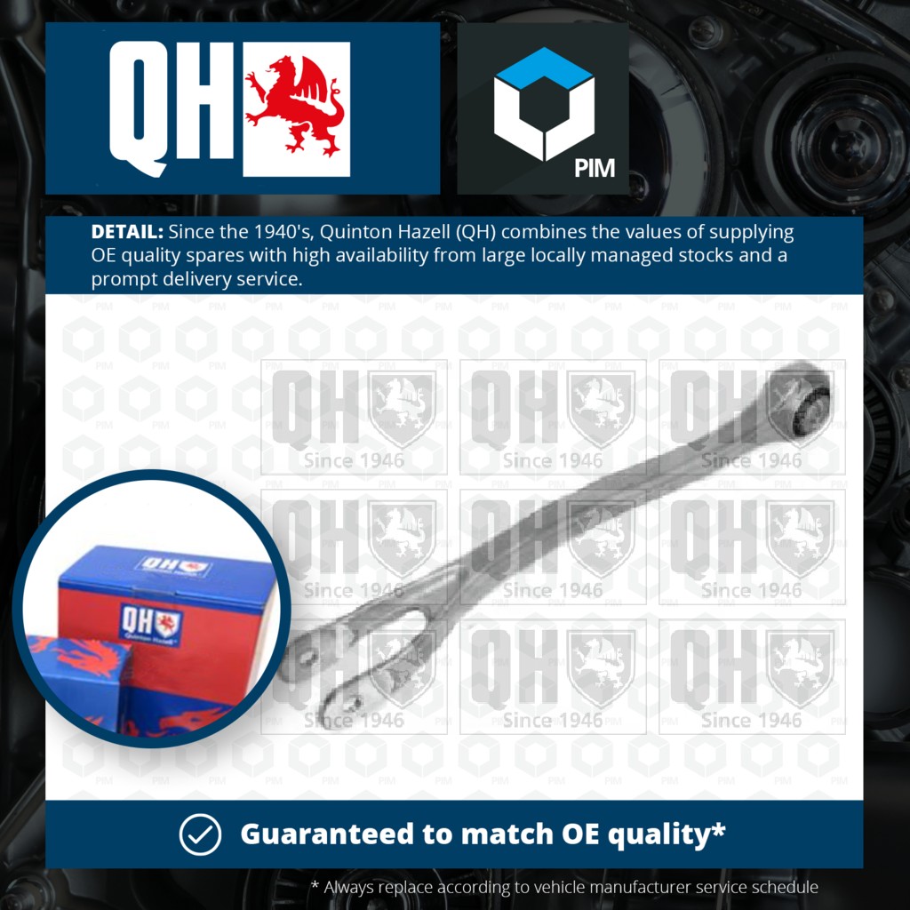 Quinton Hazell Wishbone / Suspension Arm QSJ3566S [PM714113]
