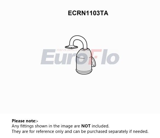 EuroFlo Catalytic Converter Type Approved ECRN1103TA [PM1689756]