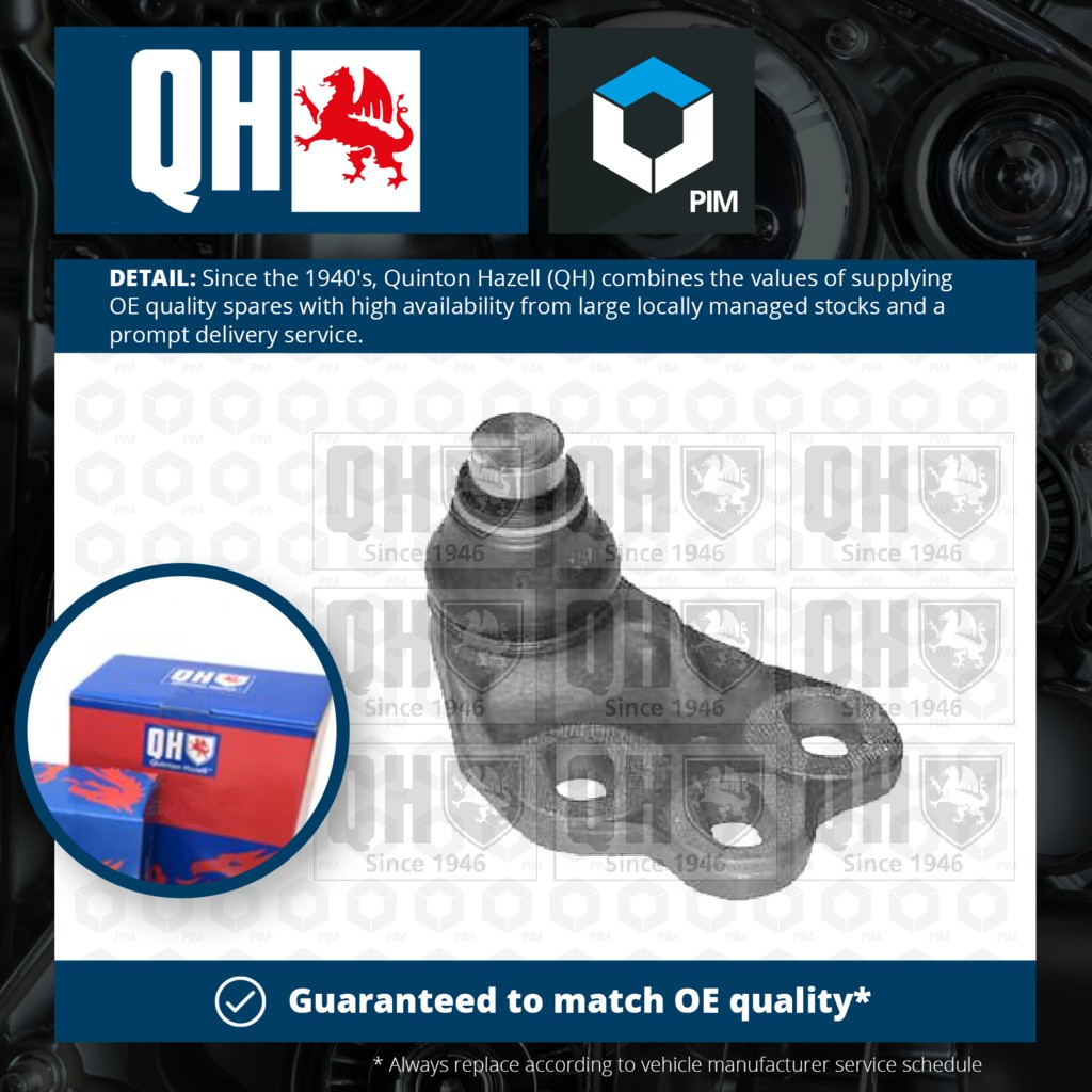 Quinton Hazell Ball Joint Left QSJ1678S [PM713256]