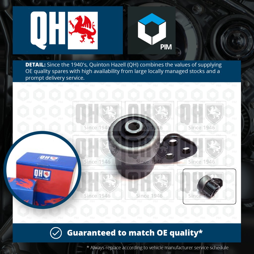 Quinton Hazell Wishbone / Control / Trailing Arm Bush EMS8078 [PM713128]