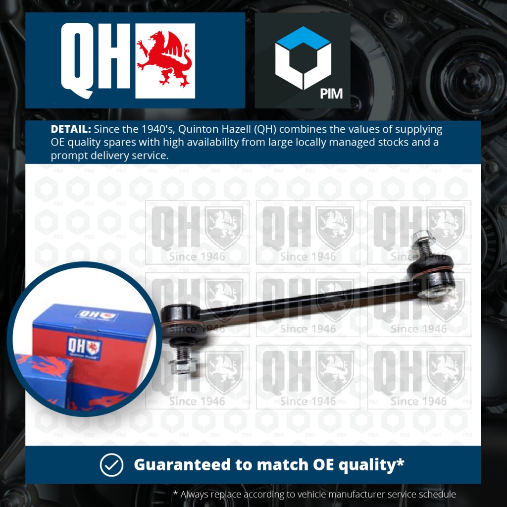 Quinton Hazell Anti Roll Bar Link Rear QLS3361S [PM712956]