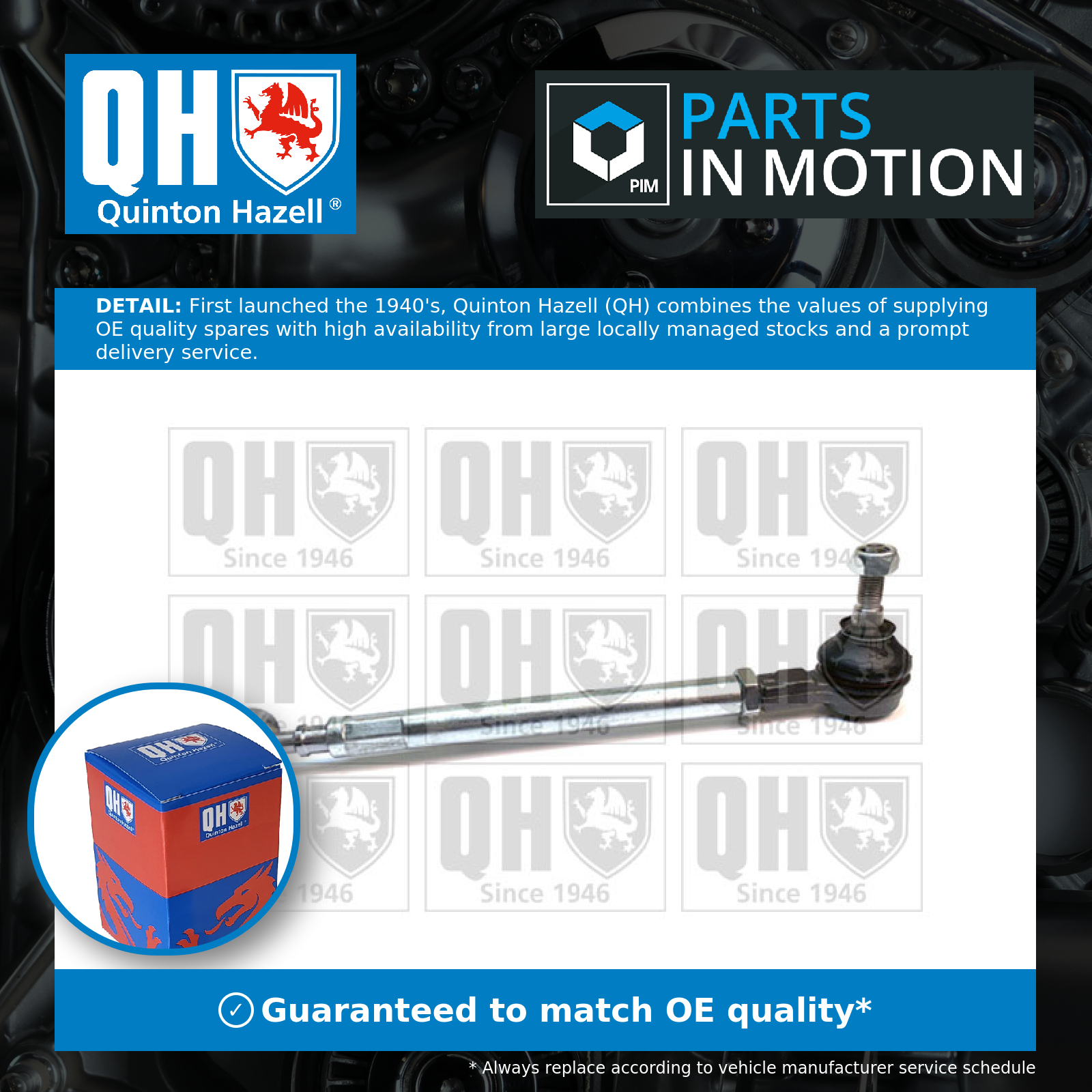 Quinton Hazell Steering Rod Assembly QDL2243S [PM712812]