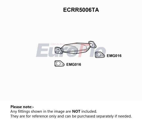 EuroFlo Catalytic Converter Type Approved ECRR5006TA [PM1689900]