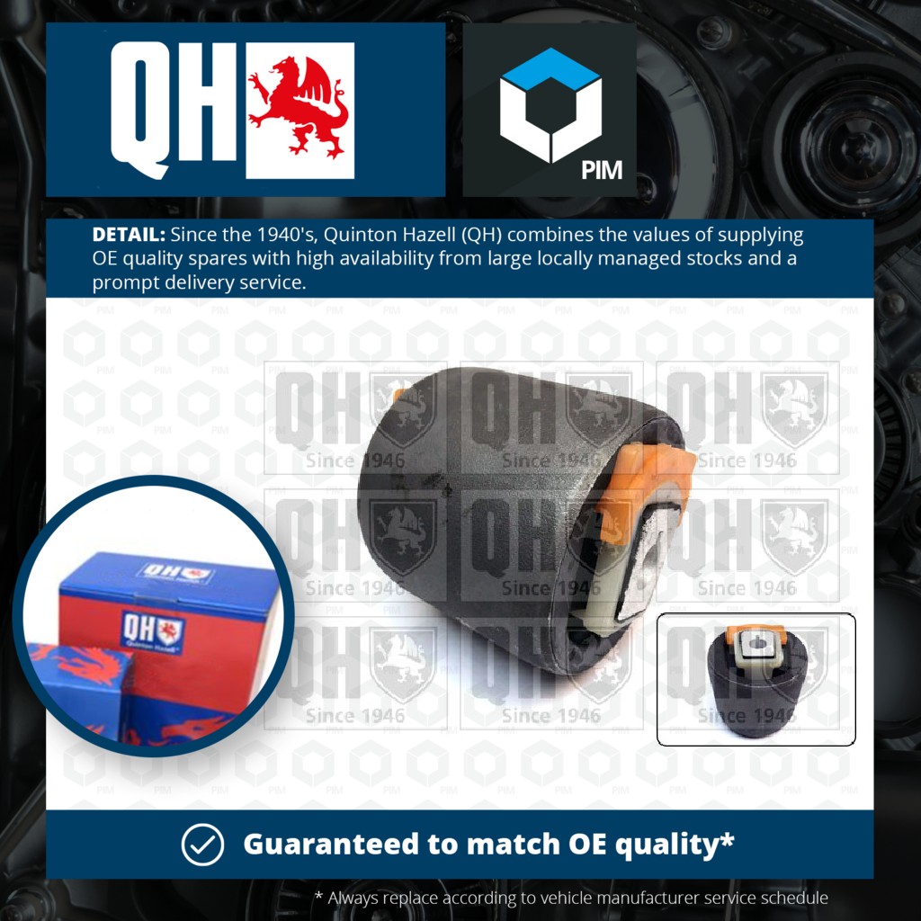 Quinton Hazell Wishbone / Control / Trailing Arm Bush EMS8236 [PM712239]