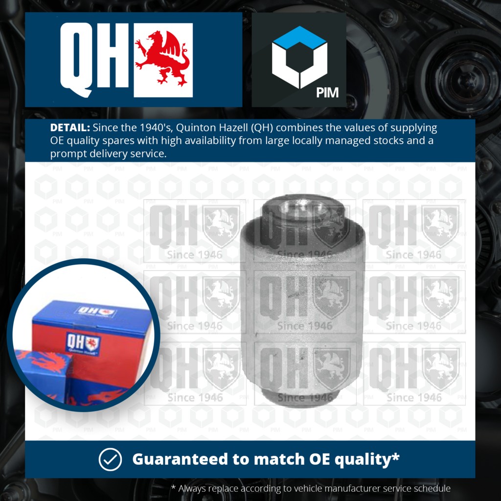 Quinton Hazell Wishbone / Control / Trailing Arm Bush EMS8142 [PM711792]