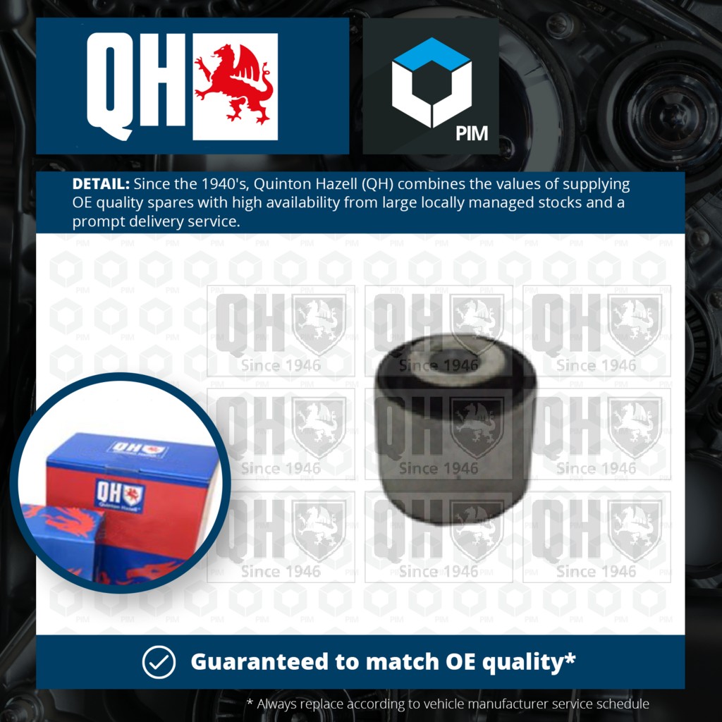 Quinton Hazell Wishbone / Control / Trailing Arm Bush EMS8487 [PM711584]
