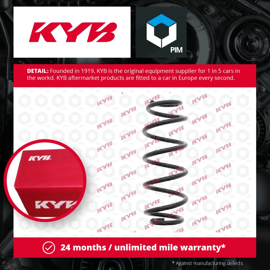 2x KYB Coil Spring Front RH3385 [PM686970]