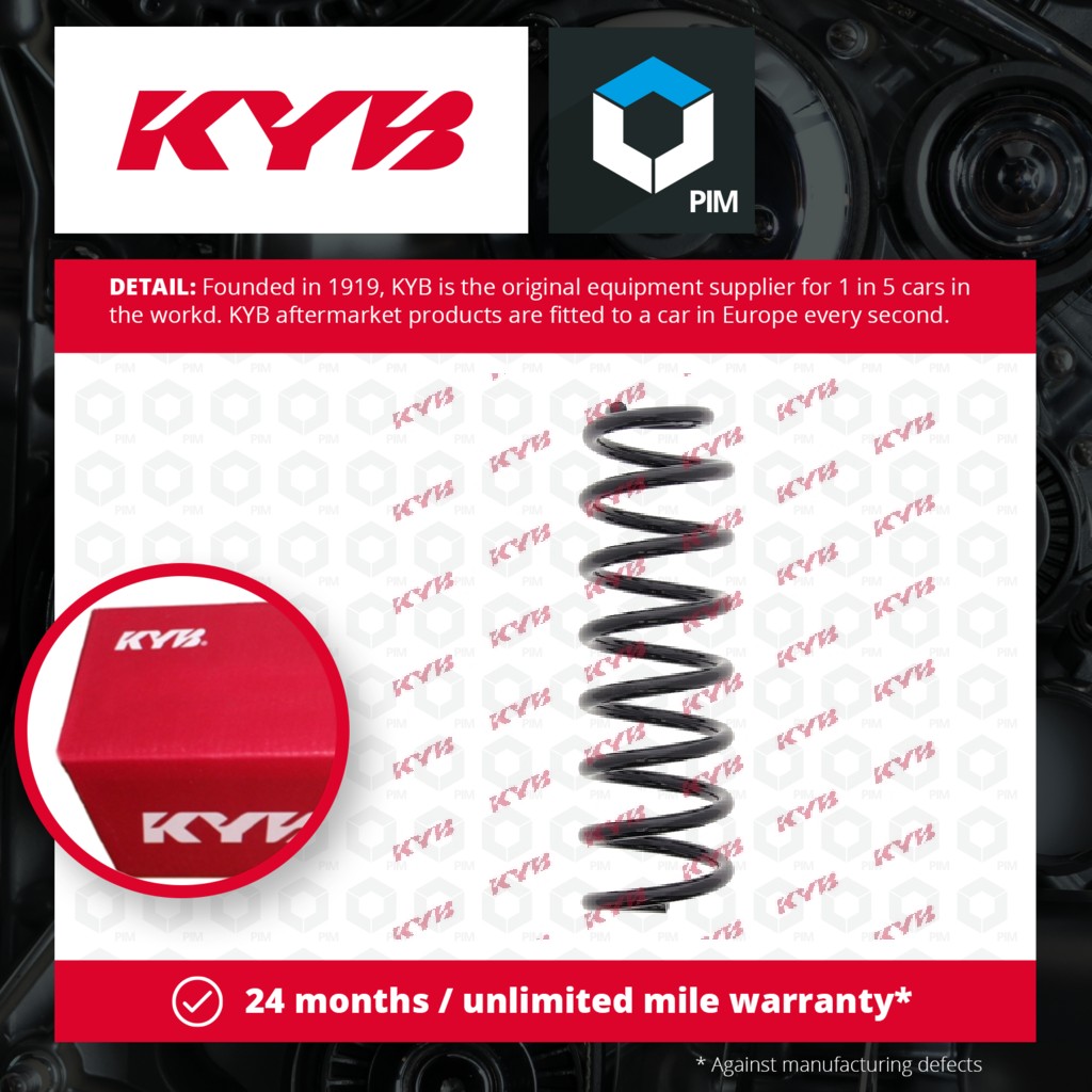 2x KYB Coil Spring Rear RC5882 [PM686259]