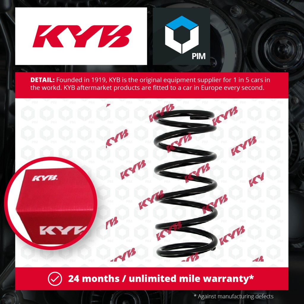 2x KYB Coil Spring Front RA1355 [PM685295]