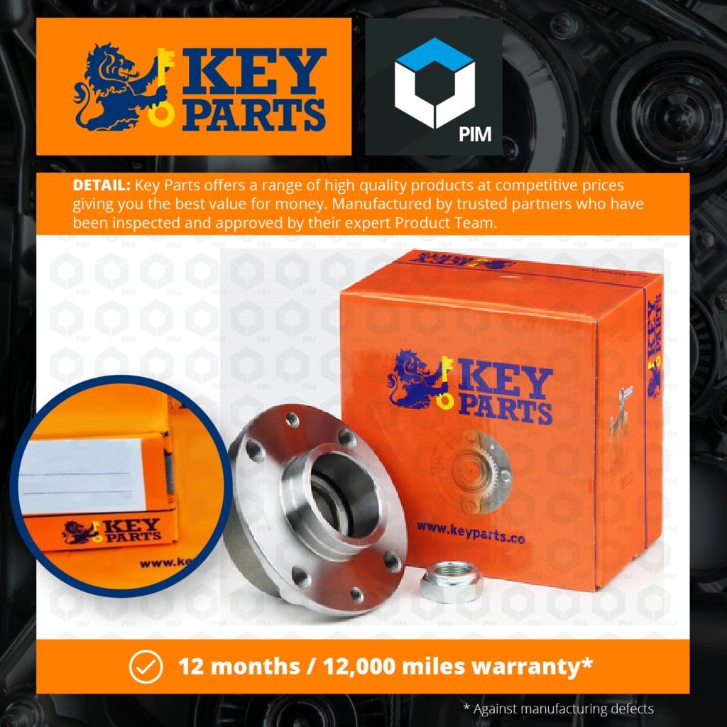 Key Parts Wheel Bearing Kit Rear KWB291 [PM681727]