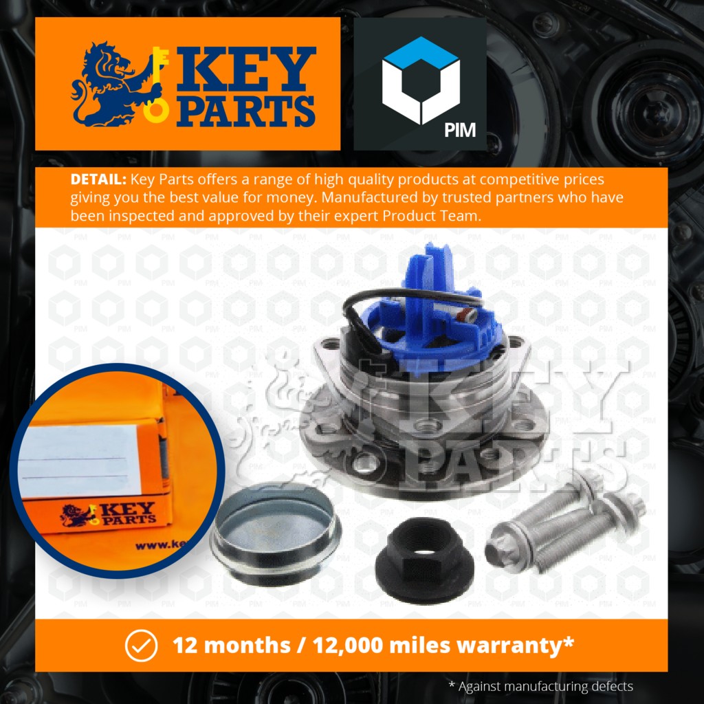 Key Parts Wheel Bearing Kit Front KWB1067 [PM681716]