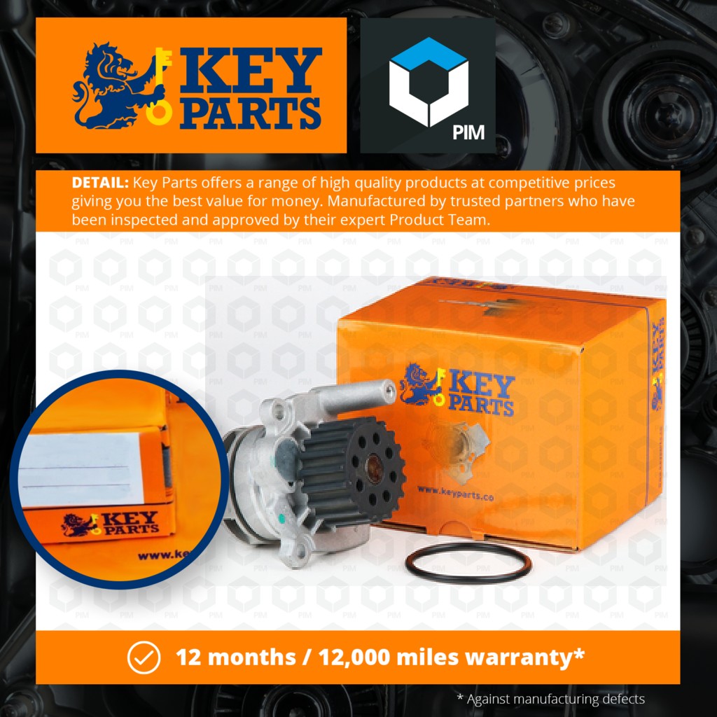 Key Parts Water Pump KCP2223 [PM681692]