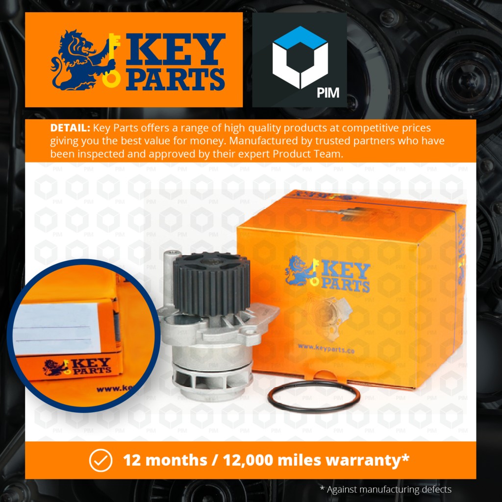 Key Parts Water Pump KCP2005 [PM681657]