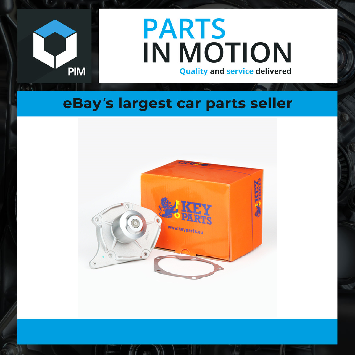 Key Parts Water Pump KCP1945 [PM681636]