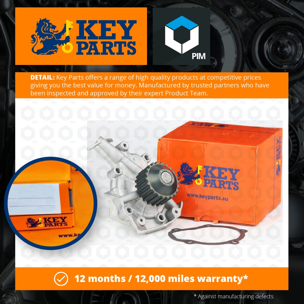 Key Parts Water Pump KCP1867 [PM681629]